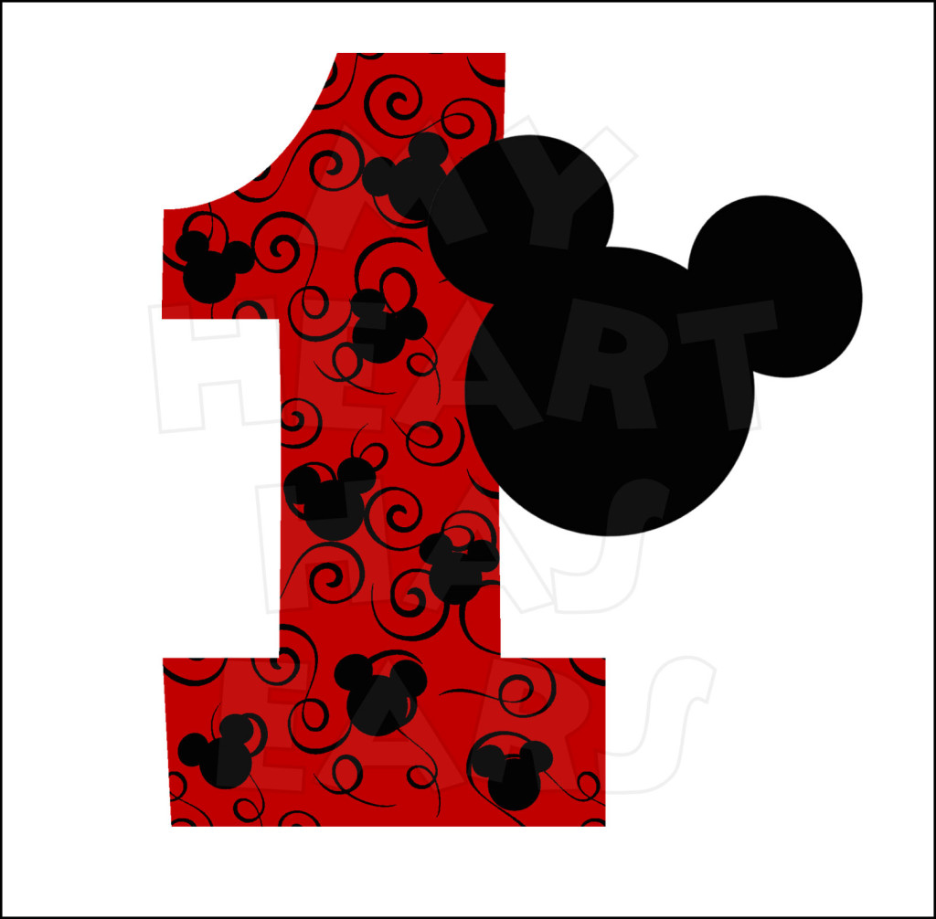 Mickey Mouse 1st Birthday Clipart   Clipart Panda   Free Clipart
