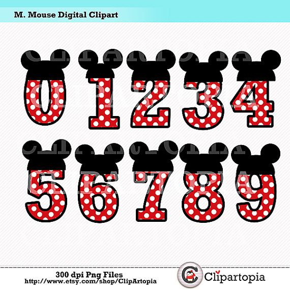 Mouse Digital Clipart   Diy Mickey Party For By Clipartopia  5 00