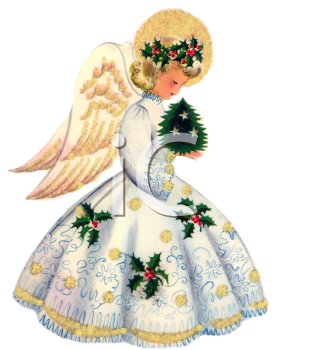Royalty Free Christmas Angel Clipart