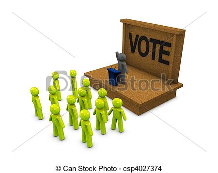 Drawing Of Campaign   3d Image Conceptual Political Campaign