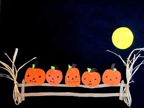 Five Little Pumpkins Sitting On A Gate   Cute And Fun Halloween Poem