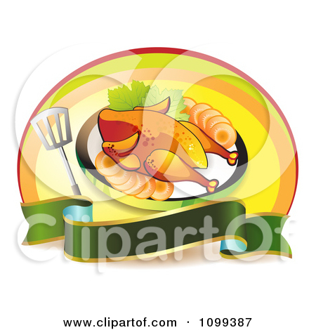 Royalty Free  Rf  Roasted Chicken Clipart Illustrations Vector