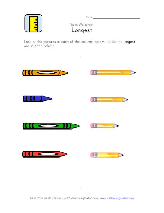 Activity Worksheet Featuring Crayons And Pencils Where Students Must
