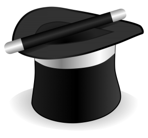 Magic Hat And Wand Clipart