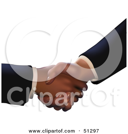 Royalty Free  Rf  Clipart Illustration Of People Shaking Hands