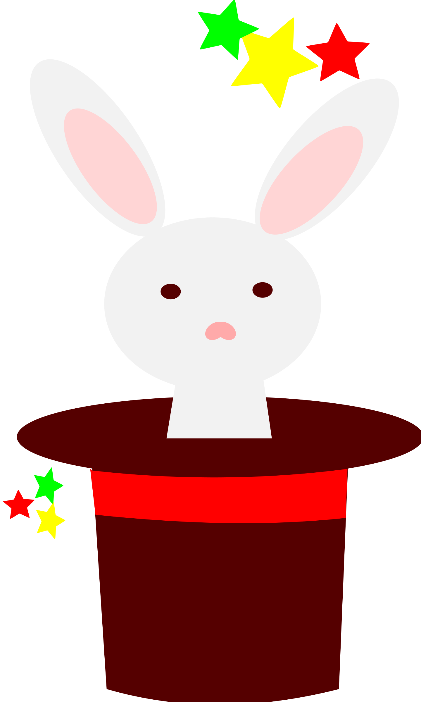 White Rabbit In A Hat By Loveandread