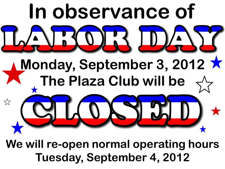 Labor Day Closed Sign Clipart