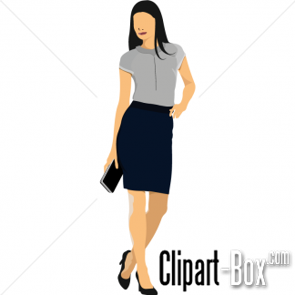 Related Business Woman Cliparts
