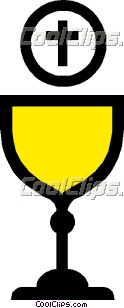 Symbol Of A Chalice With Host Symbol Of A Chalice With Host