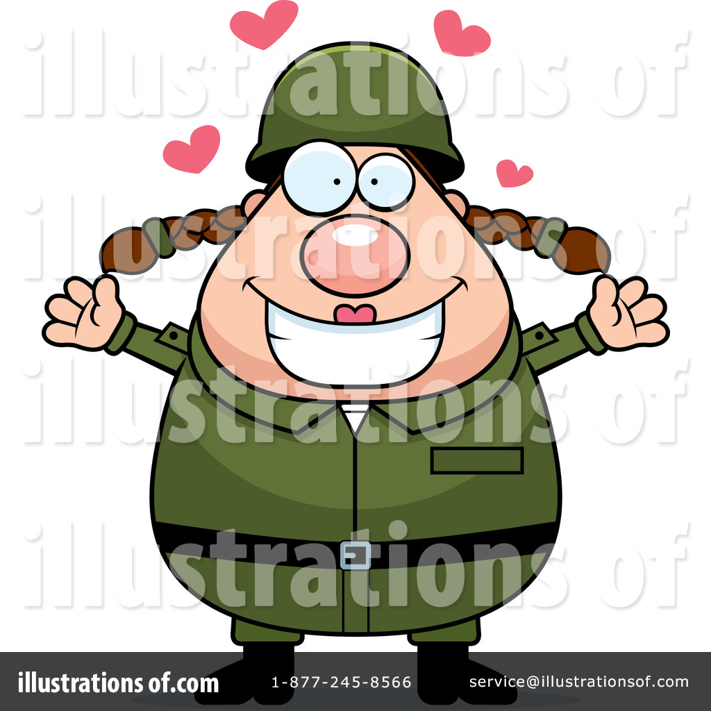 Royalty Free  Rf  Female Soldier Clipart Illustration  1103453 By Cory