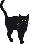 Cat Nice Black Cat Vector Illustration Vector Black Cat Vector Black