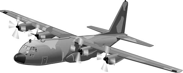Military Airplanes Clipart Clipart   C130a   Classroom