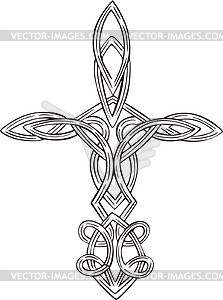 Knot Cross Tattoo   Vector Clipart
