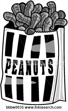 Clipart   Bag Of Peanuts  Fotosearch   Search Clipart Illustration