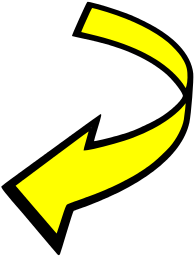 Curved Attention Yellow   Http   Www Wpclipart Com Signs Symbol Arrows