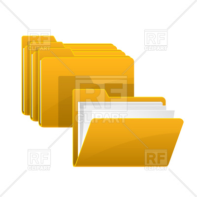 Open Folder 4689 Icons And Emblems Download Royalty Free Vector