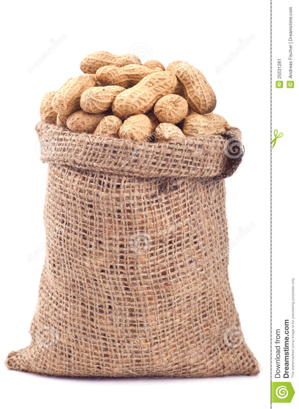 Peanut In A Bag Stock Image   Image  25531281
