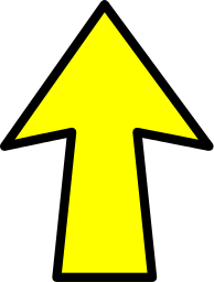     Yellow Up    Signs Symbol Arrows Arrows Color Arrow Outline Yellow Up