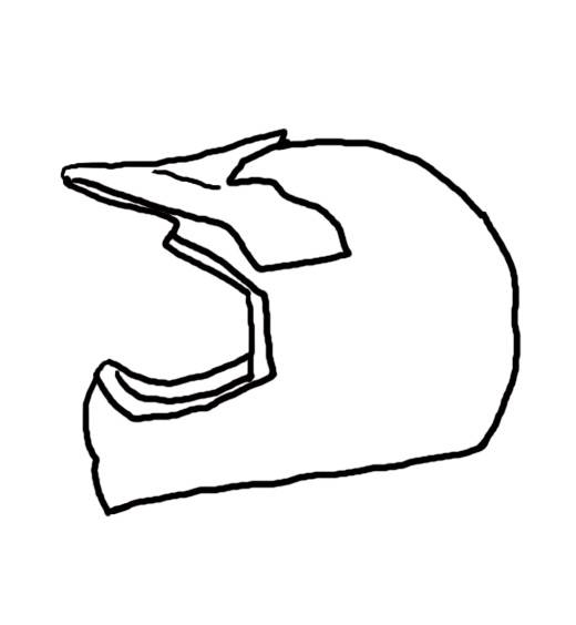 Dirt Bike Helmet Drawing Images   Pictures   Becuo