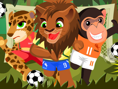 Animal Football 2010 A Funny Penalty Shootout Game With Wild Animals