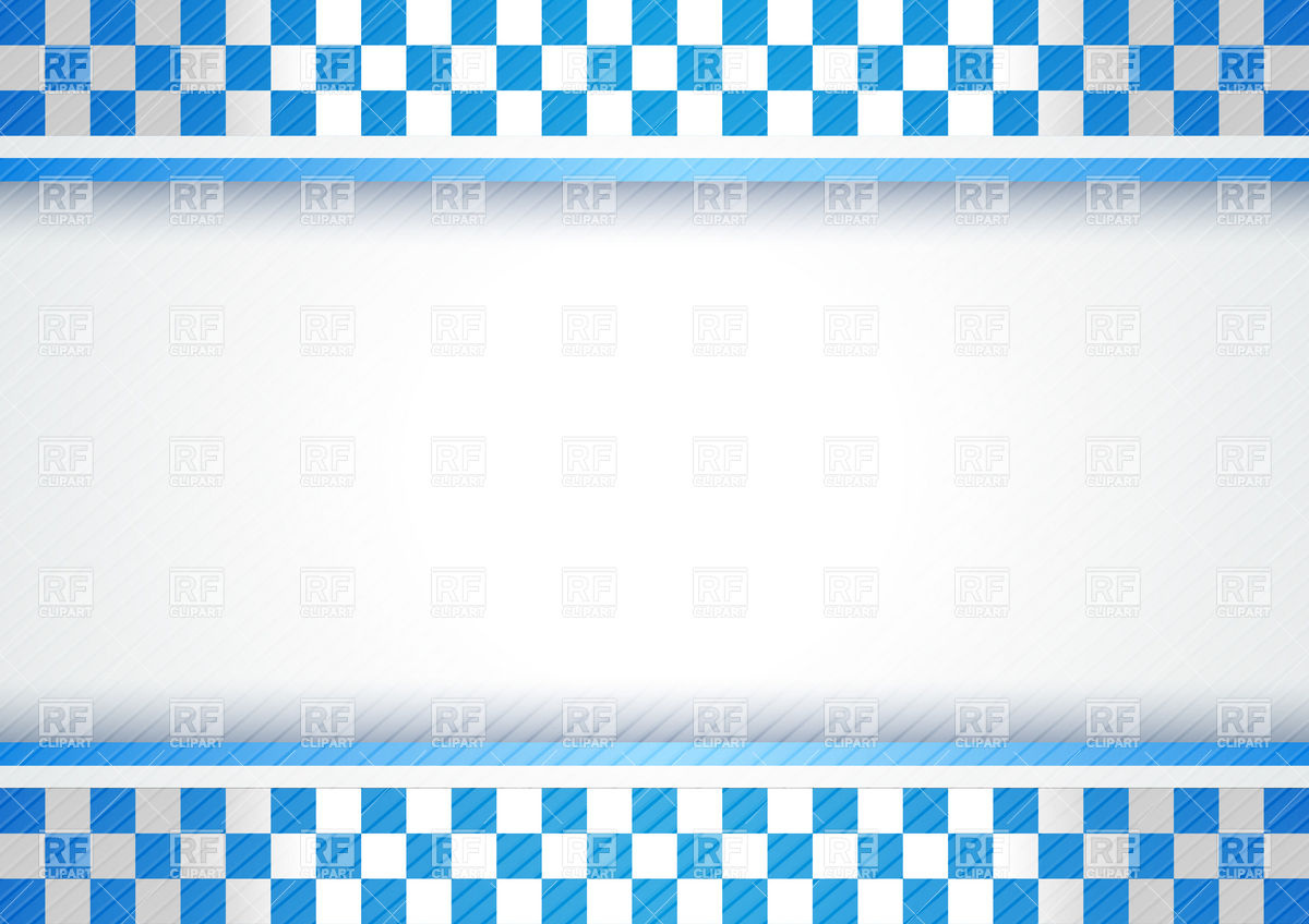 Blank Frame With Blue Chequered Border 17091 Borders And Frames