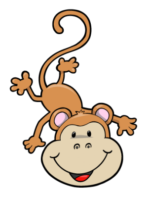 Hanging Monkey Cartoon   Clipart Panda   Free Clipart Images