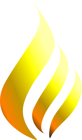 Holy Spirit Flame Clipart Yellow Flame Clip Art   Vector