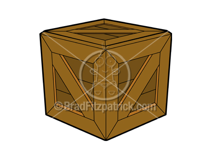 Wooden Crate Clipart