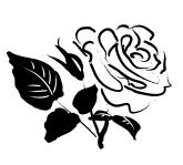 And White Rose Border Clip Art   Clipart Panda   Free Clipart Images
