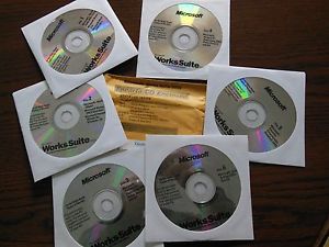 Details About Microsoft Works Suite 2001 Word Works 6 0 Clipart Money