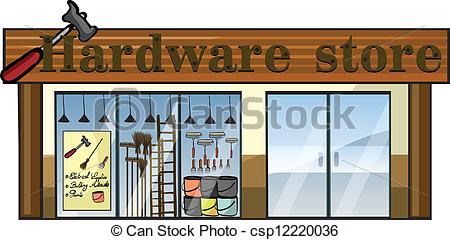 Hardware Store Clipart A Hardware Store   Csp12220036