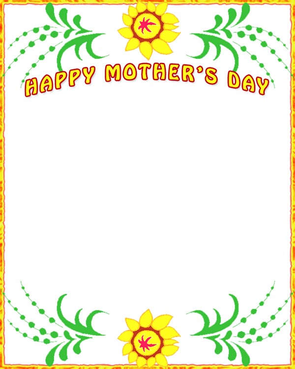 Mother S Day Borders   Free Mothers Day Border Clip Art