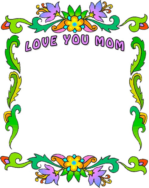 Mother S Day Borders   Free Mothers Day Border Clip Art
