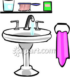 Bathroom Sink Cliparta Bathroom Sink Royalty Free Clipart Picture Home