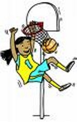 Girls Basketball Clipart