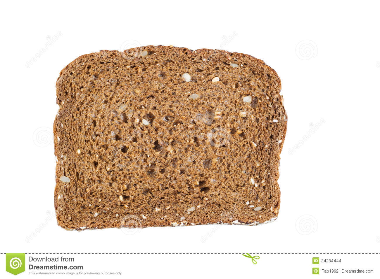 Whole Grain Bread Clipart Dark Whole Grain Bread