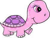 Cute Turtle Clip Art 12151149 Cute Pink Girl Turtle Vector