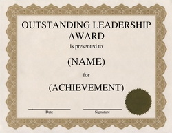 Download Outstanding Leadership Award Free Templates Geographics