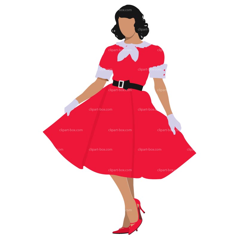 Clipart Old Fashion Dress   Royalty Free Vector Design