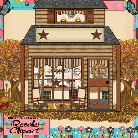 General Store Sign Clipart Fall General Store Single