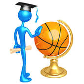 Basketball Scholarship   Clipart Graphic