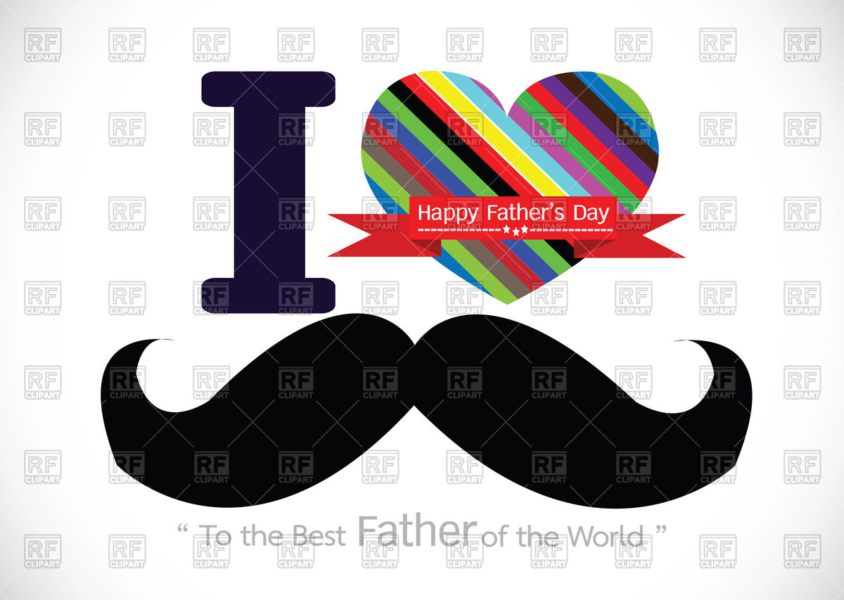     Mustache And Heart 87762 Download Royalty Free Vector Clipart  Eps