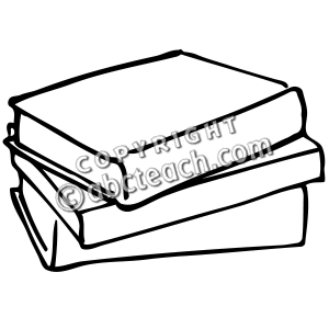 Of Books Clipart Black And White   Clipart Panda   Free Clipart Images