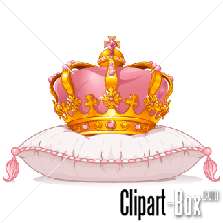 Related Queen S Crown On Pillow Cliparts  