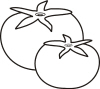 Tomatoes Clip Art Black And White