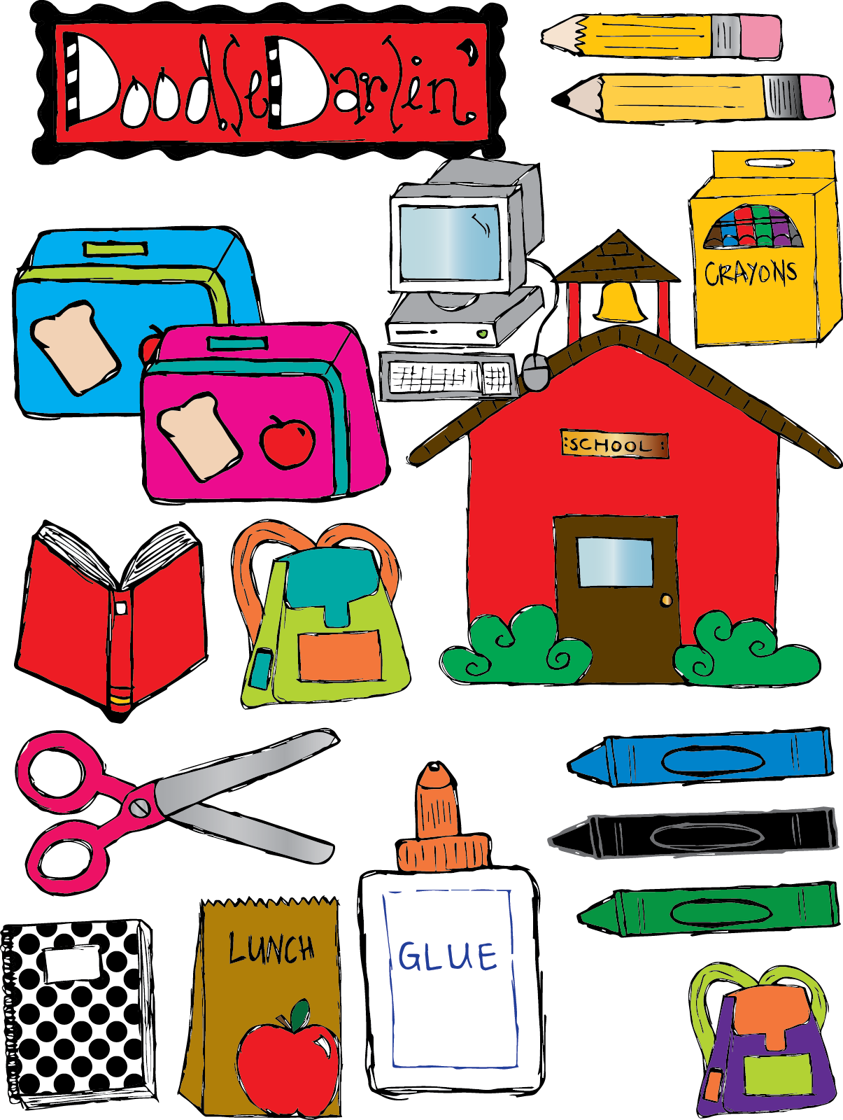 Go Back   Images For   School Materials Clipart