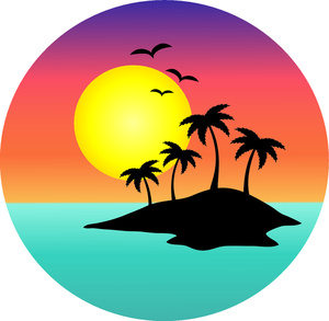 Palm Tree Sunset Clipart   Clipart Panda   Free Clipart Images