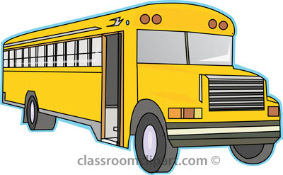 School   School Bus Yellow 4   Classroom Clipart