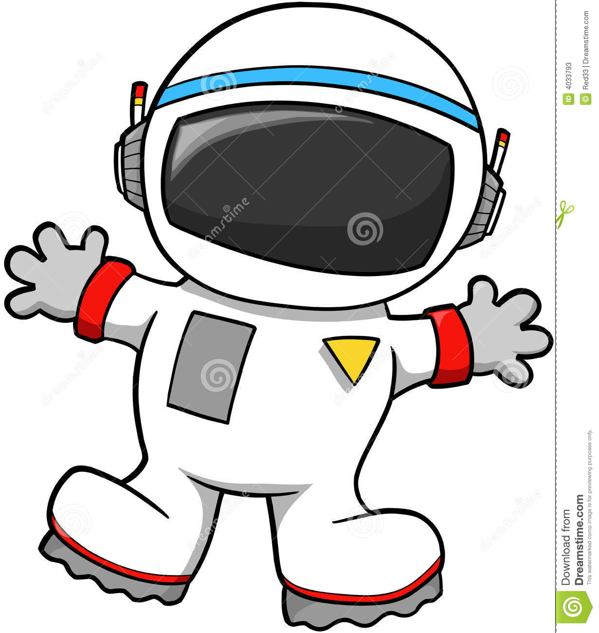 Astronaut Vector Stock Photos   Image  4033793