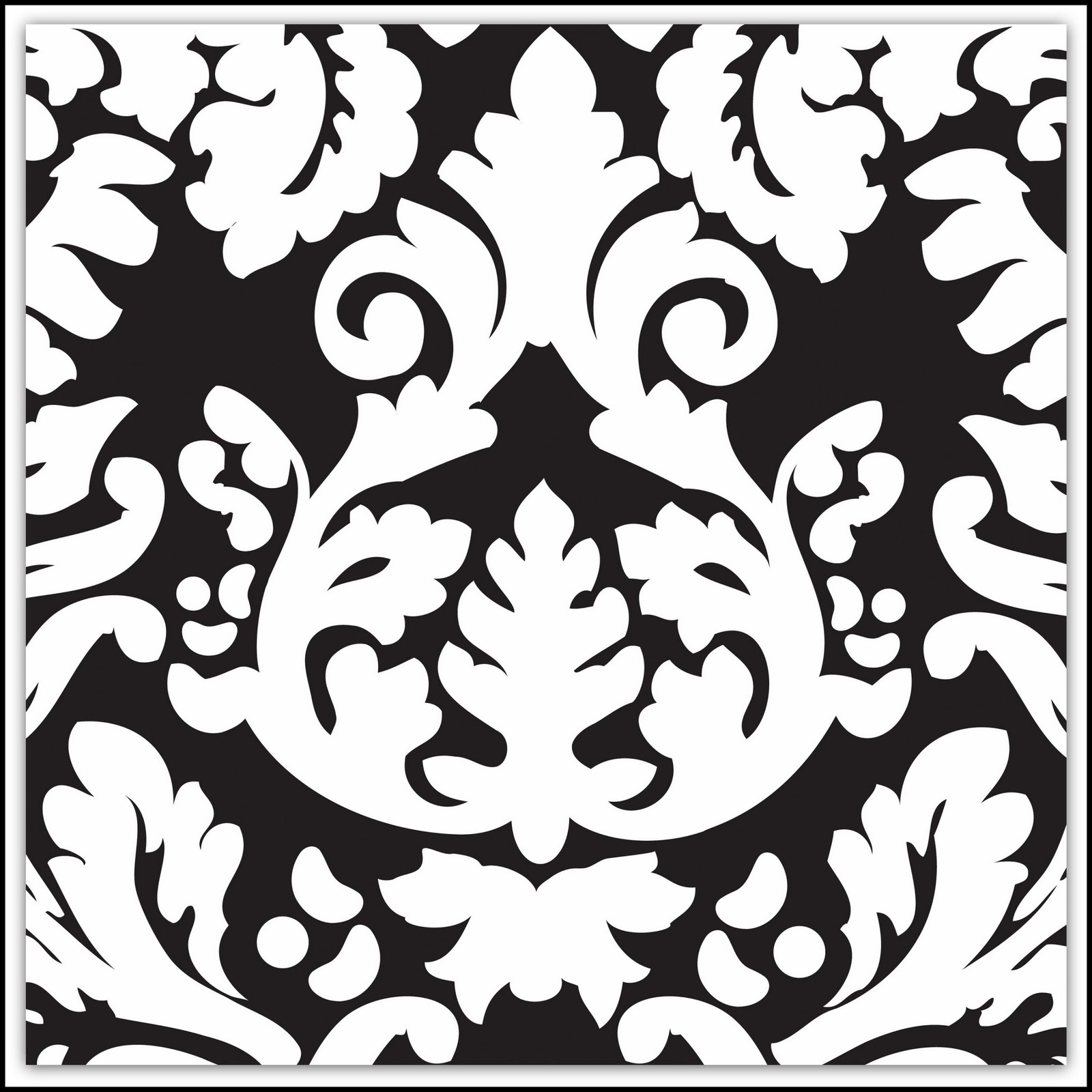Damask Clip Art 081110 Clipart   Black Background And Some Ppt
